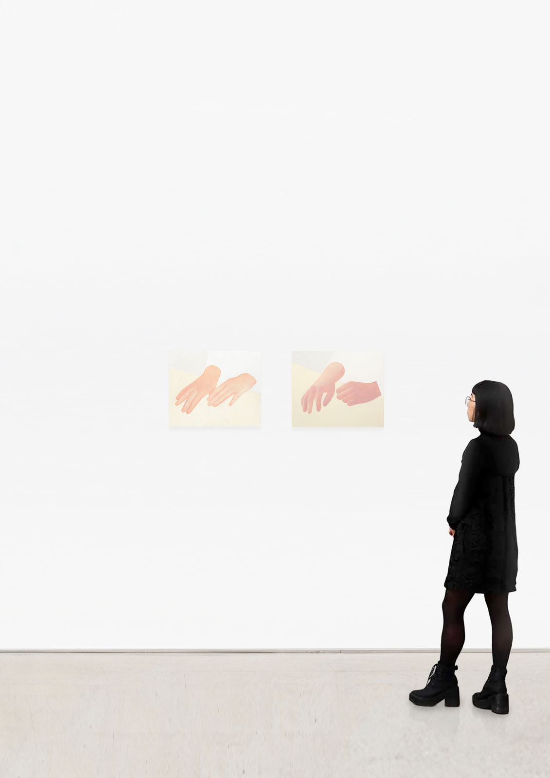 Manuel Stehli, Untitled (Pair of hands 14), 2021