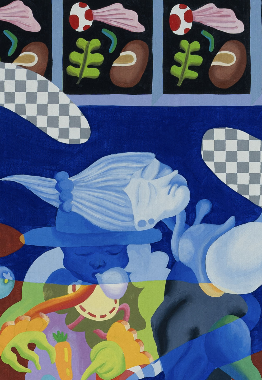 Ziping Wang, Running into everlasting feast, 2023