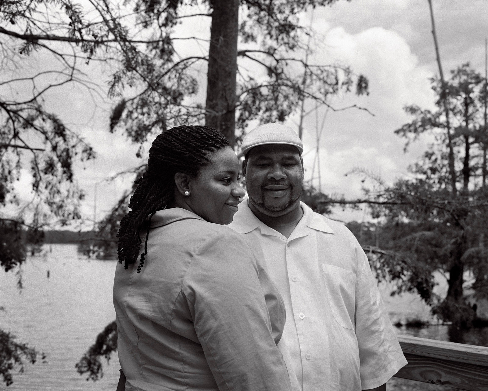 Isabelle Armand, Kennedy and his fiancée Omelia at their favorite Sunday spot at the Noxubee River Refuge, 2013 - 2018