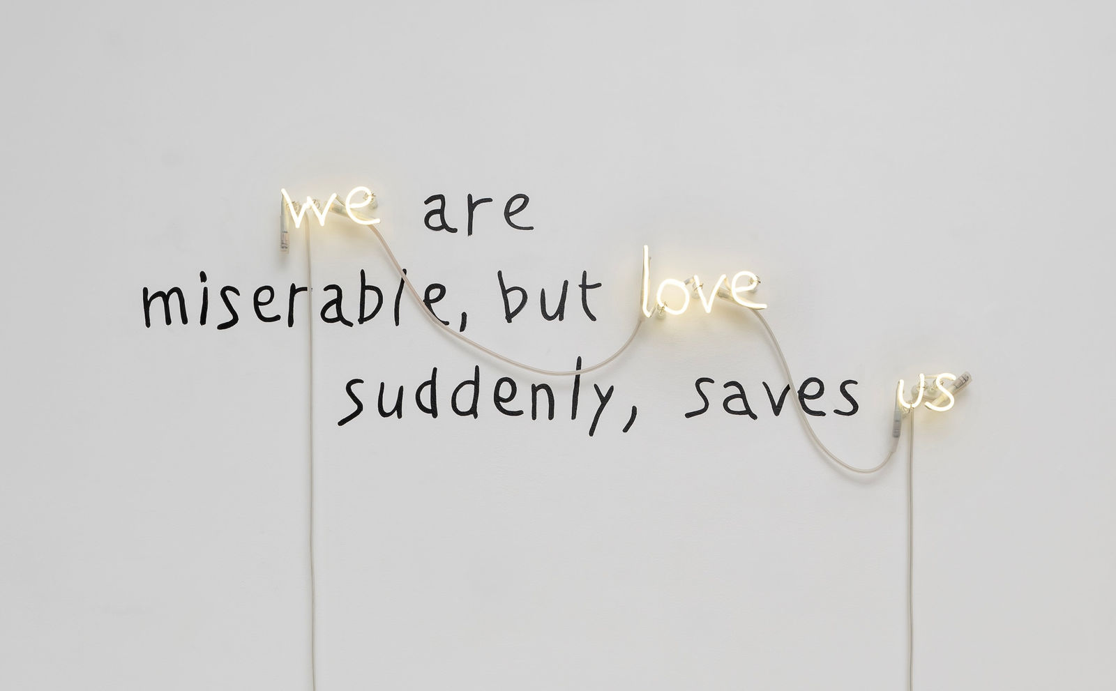 Laurent Pernot, We are miserable, but love, suddenly, saves us, 2022