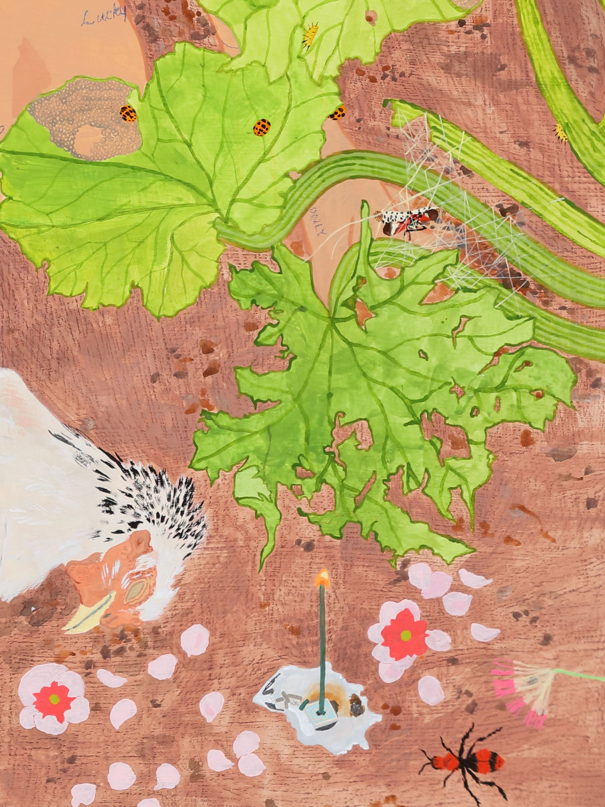 Dianna Settles, The little plants come toward me and the say, ‘you, we are aware can do nothing for us', 2023