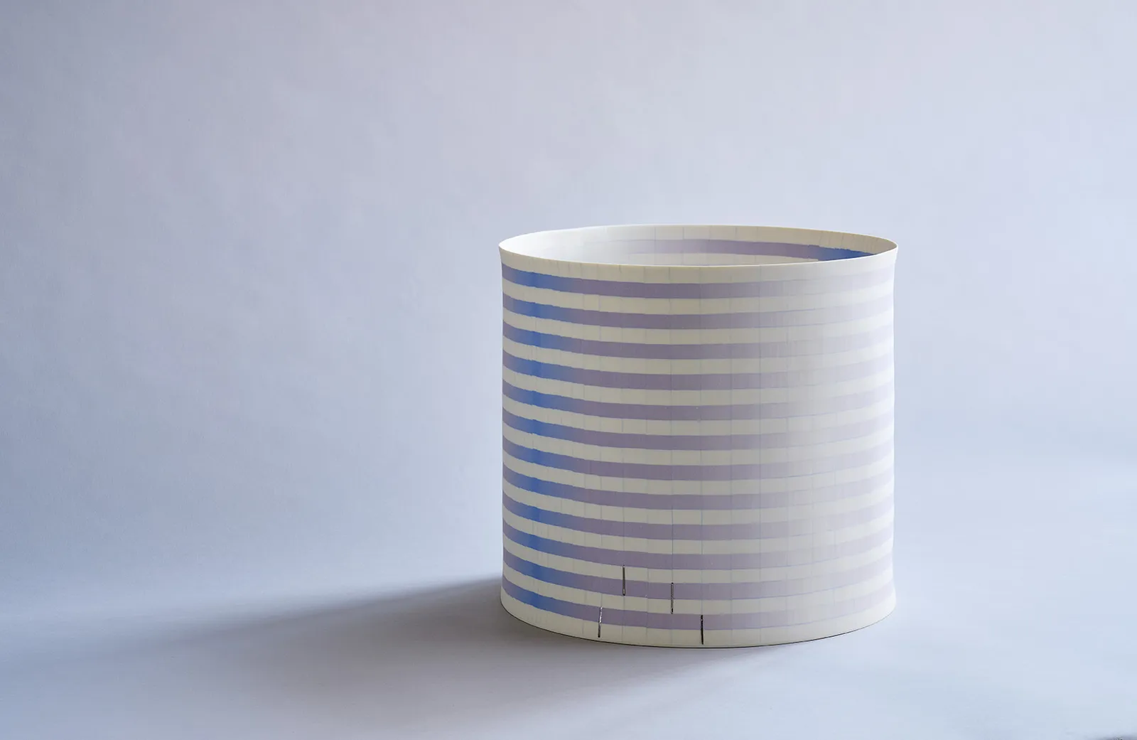 Lotte Westphael, Blurred and Bluish Stripes - With Verticals, 2025