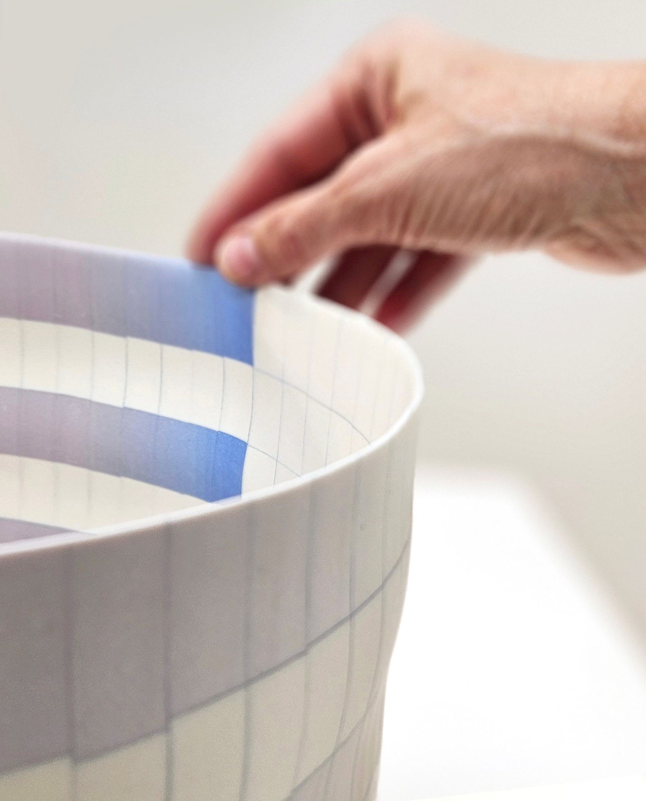 Lotte Westphael, Blurred Bluish - Hommage to Agnes Martin, 2024