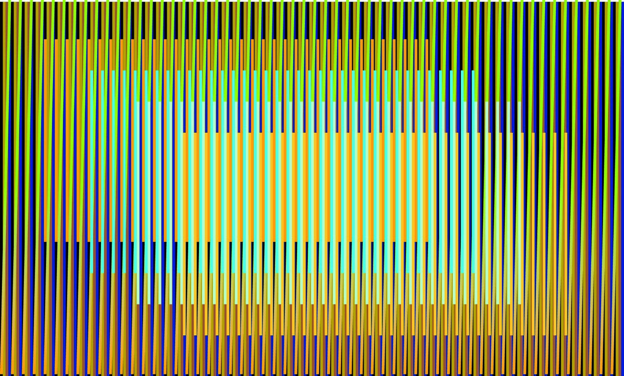 Carlos Cruz-Diez, Gráfica Serie Panam 3A, 2010