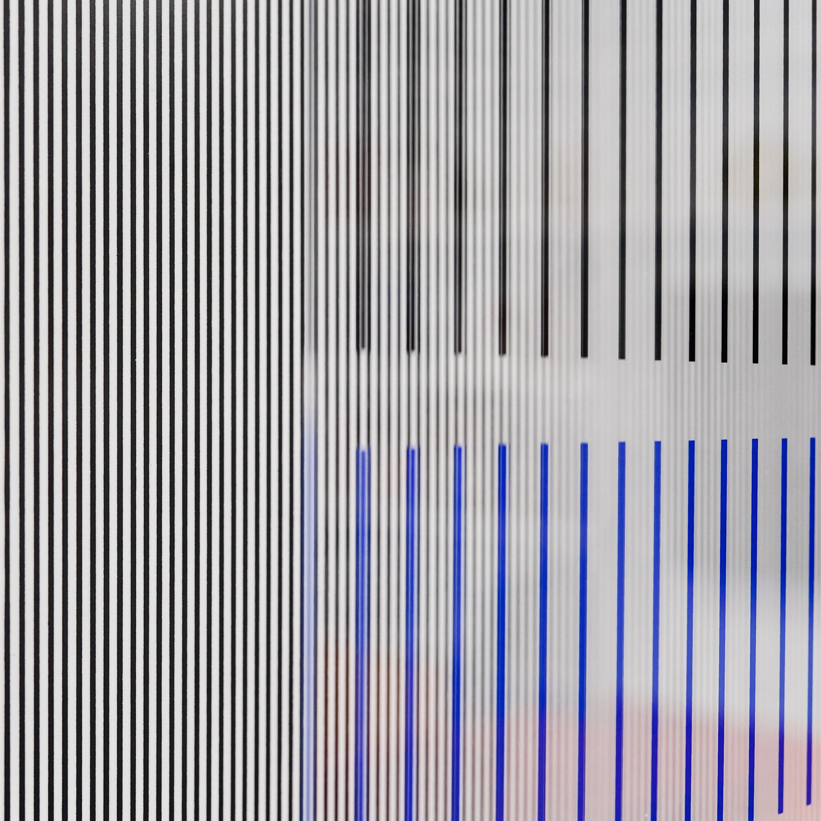 Jesús Soto, Tes Azules y negras , 1979