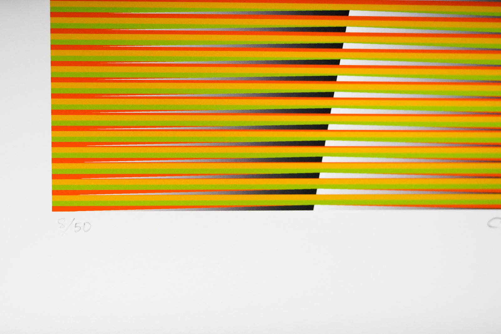 Carlos Cruz-Diez, Induction Chromatique Navidad 1A, 2010