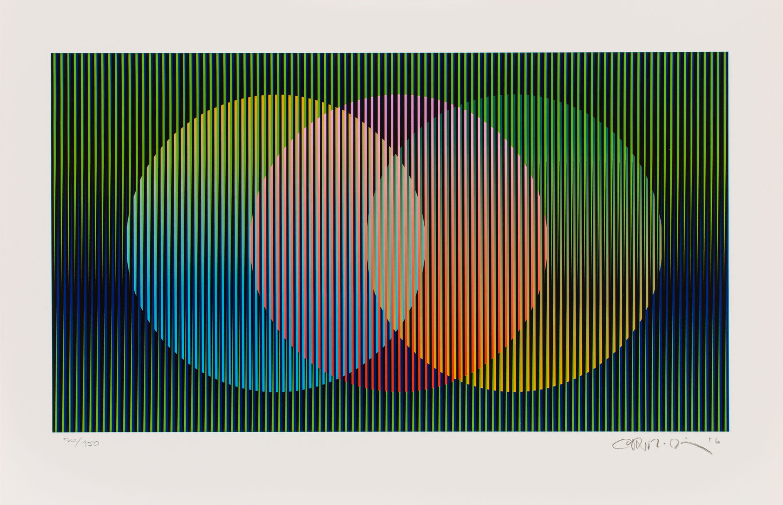 Carlos Cruz-Diez, Color Aditivo Rosmira 1 , 2015