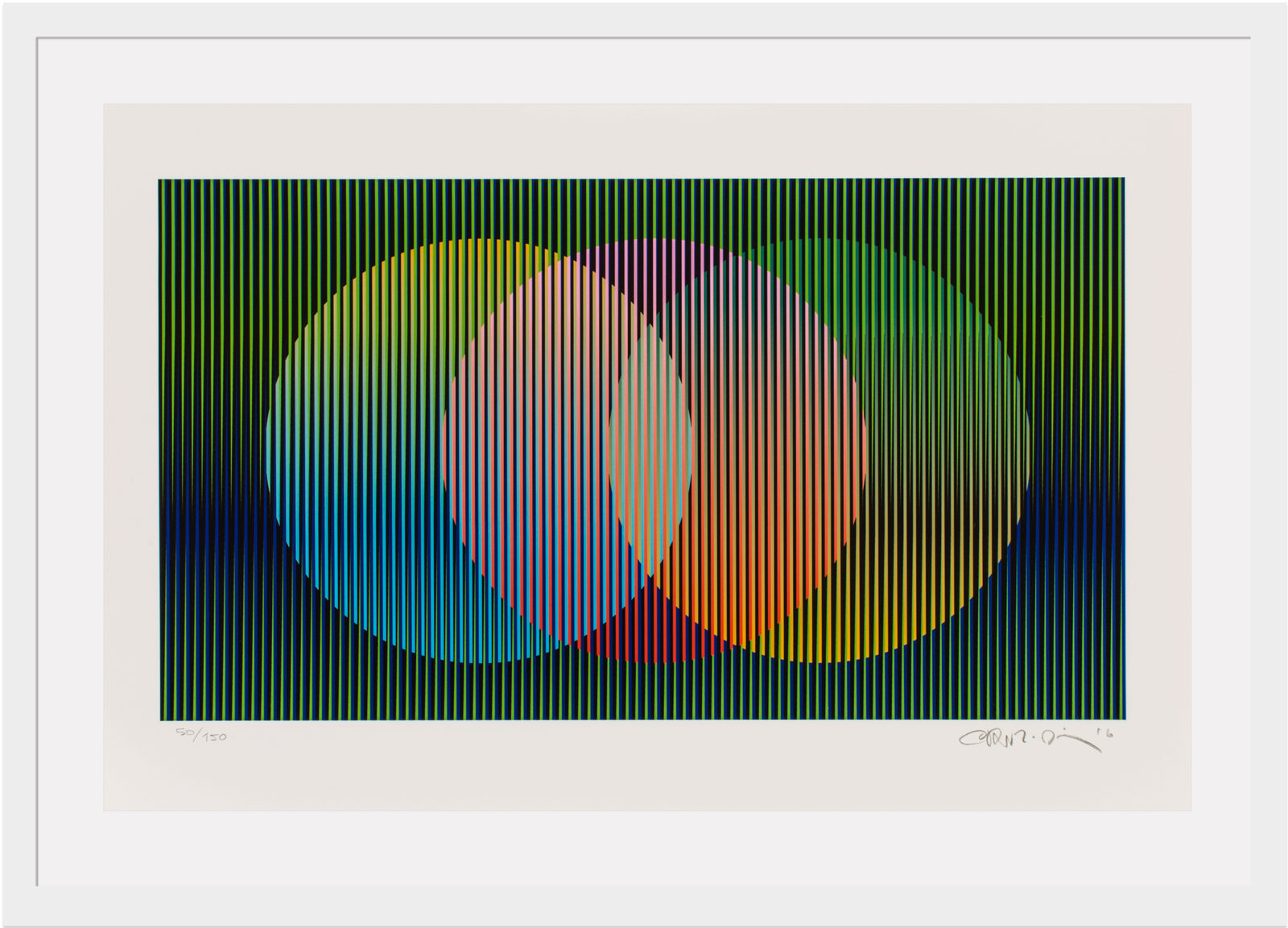 Carlos Cruz-Diez, Color Aditivo Rosmira 1 , 2015