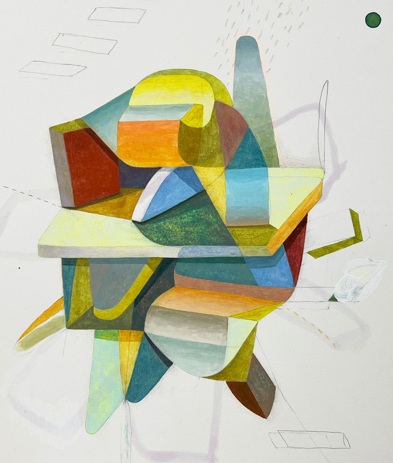 Meg Hitchcock, The Nine Eyes Widely Opened, 2022