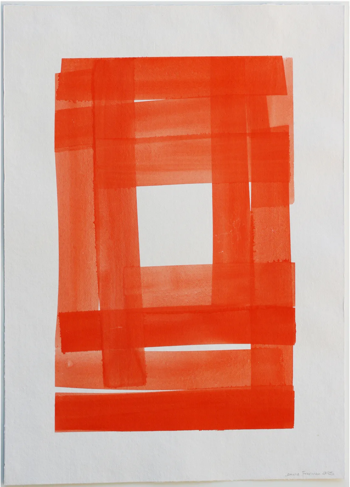 Joanne Freeman, Squares and Strokes (Cad light_22), 2025