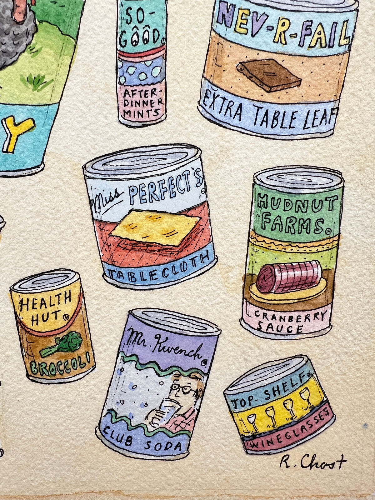 Roz Chast, Thanksgiving Cover , 1991, Dec. 2