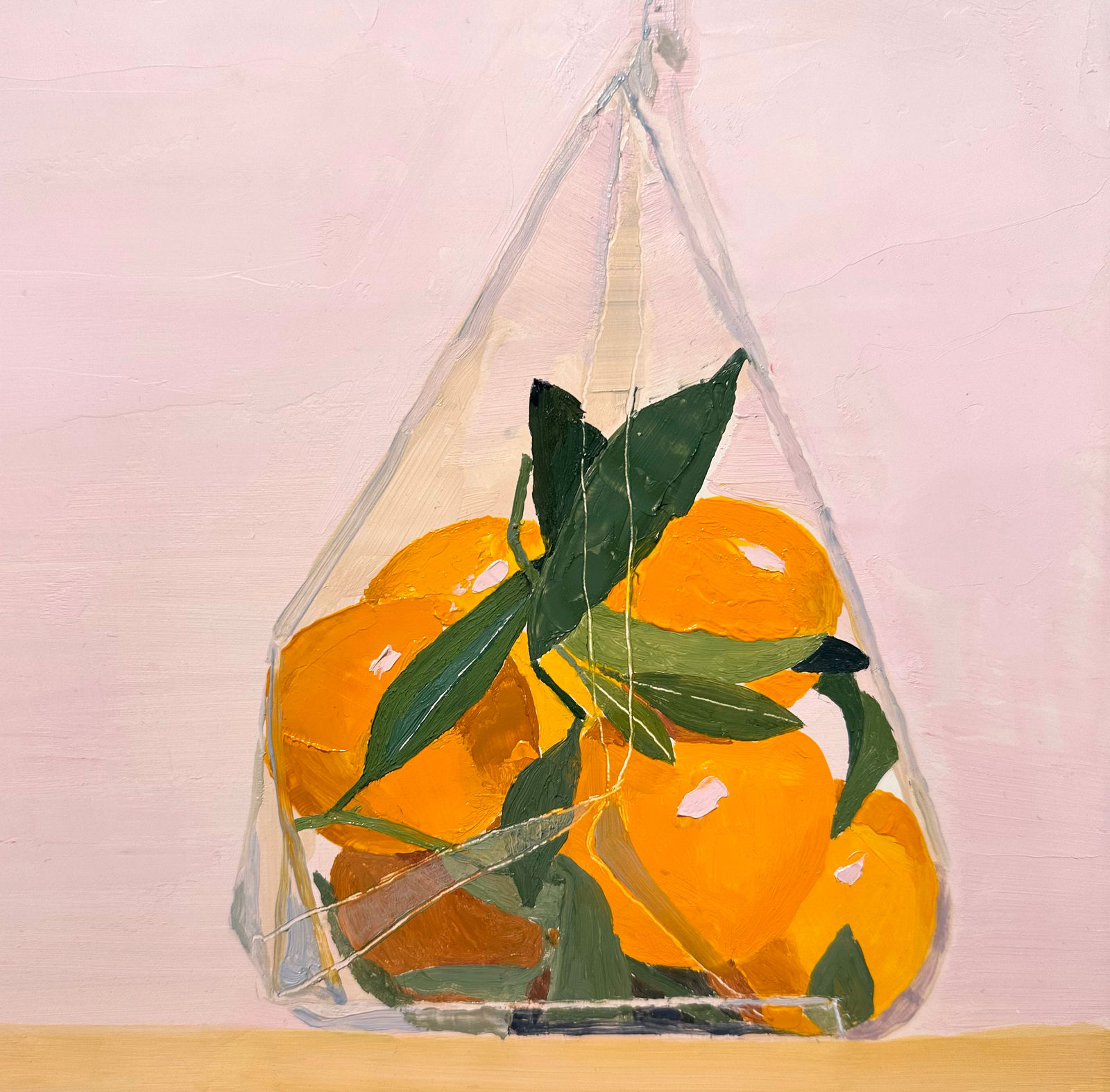 Sydney Licht, Still Life with Bag of Oranges, 2023