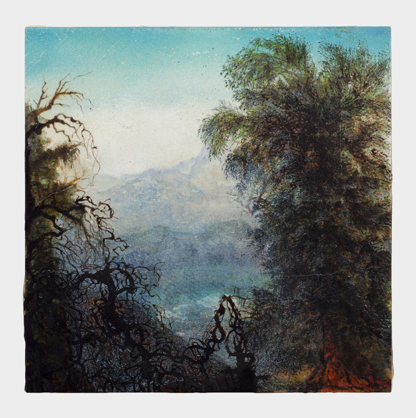 painting of tropical landscape