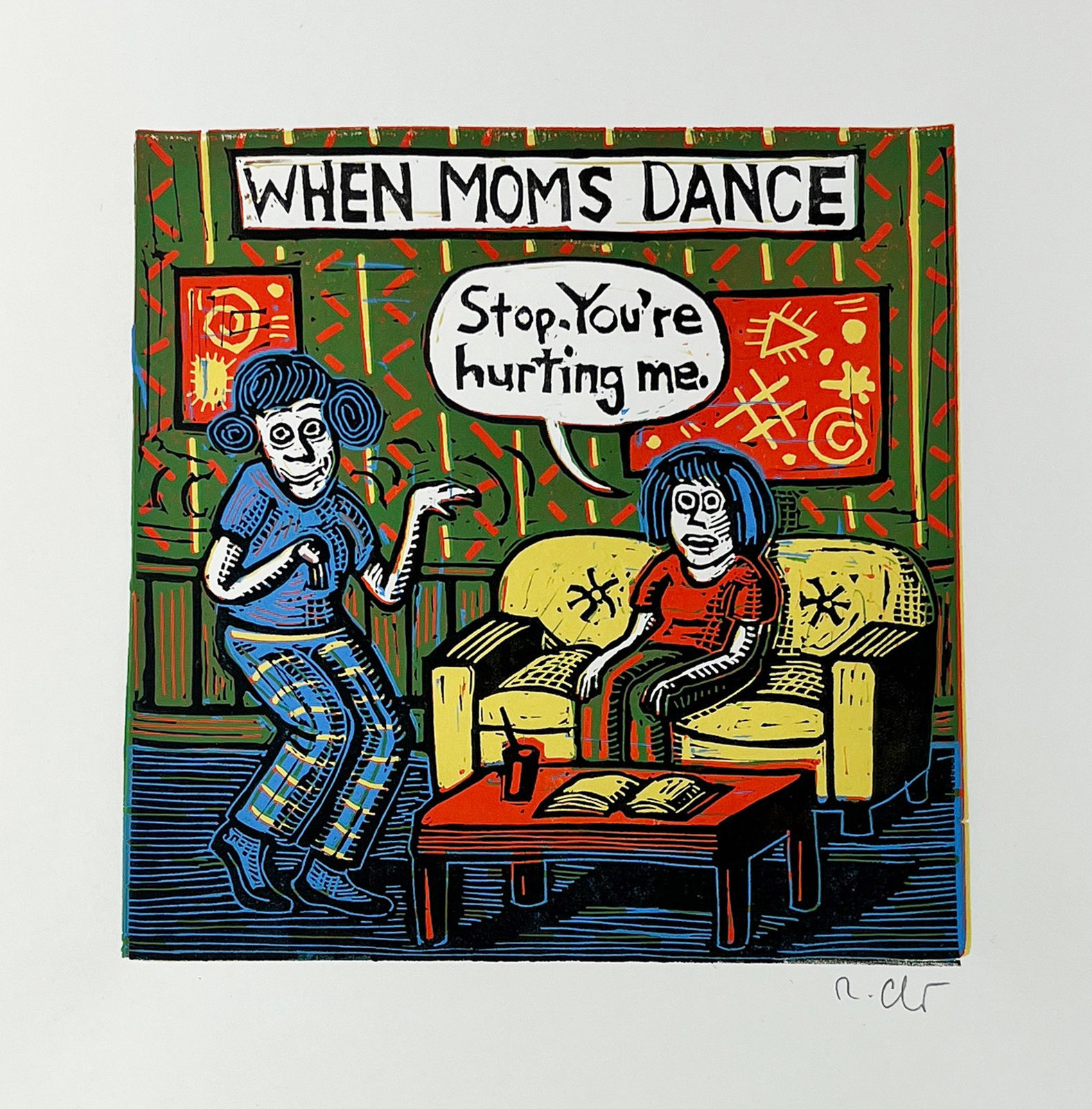 Roz Chast, When Moms Dance, 2025