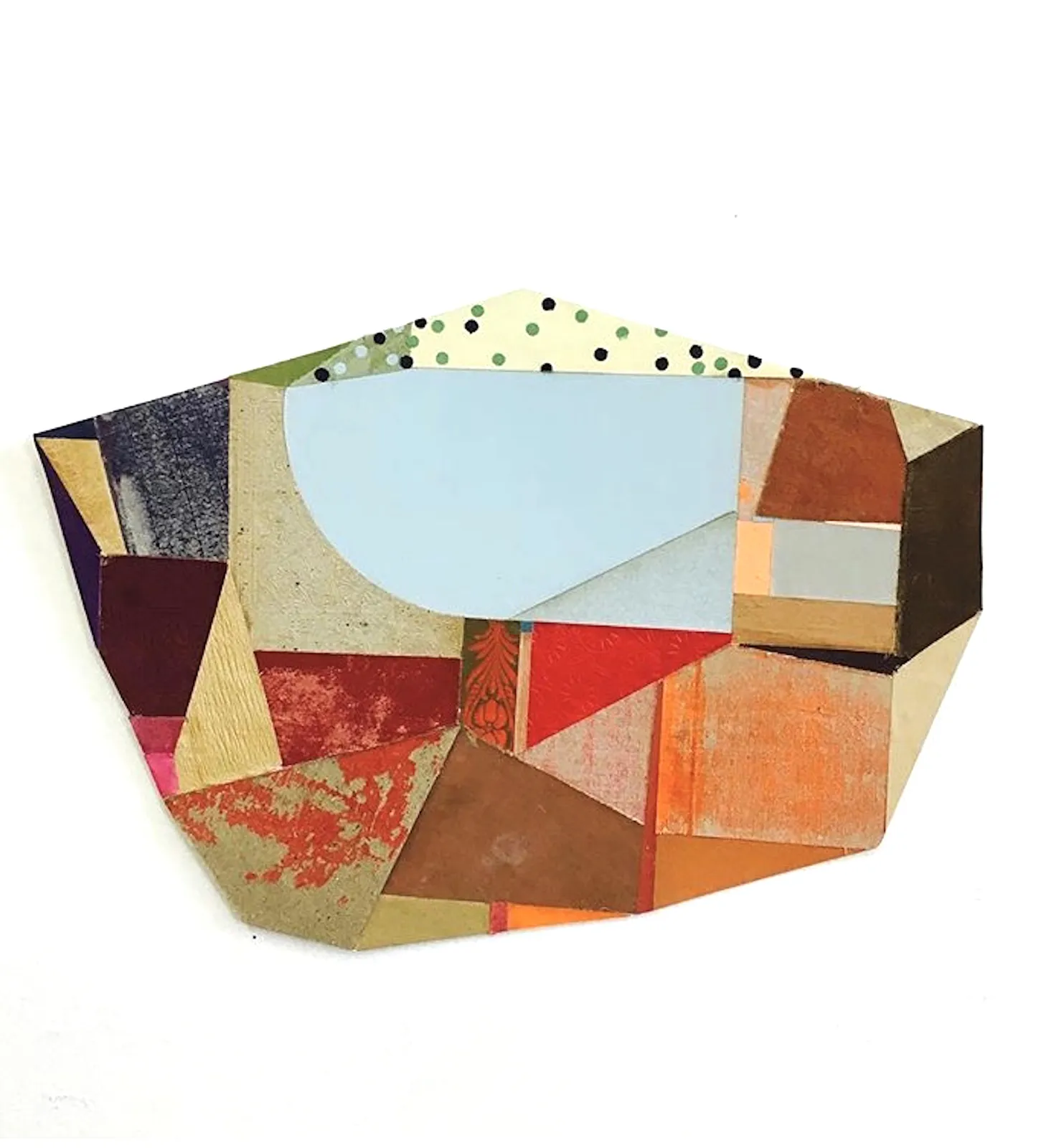 colorful abstract wall sculpture