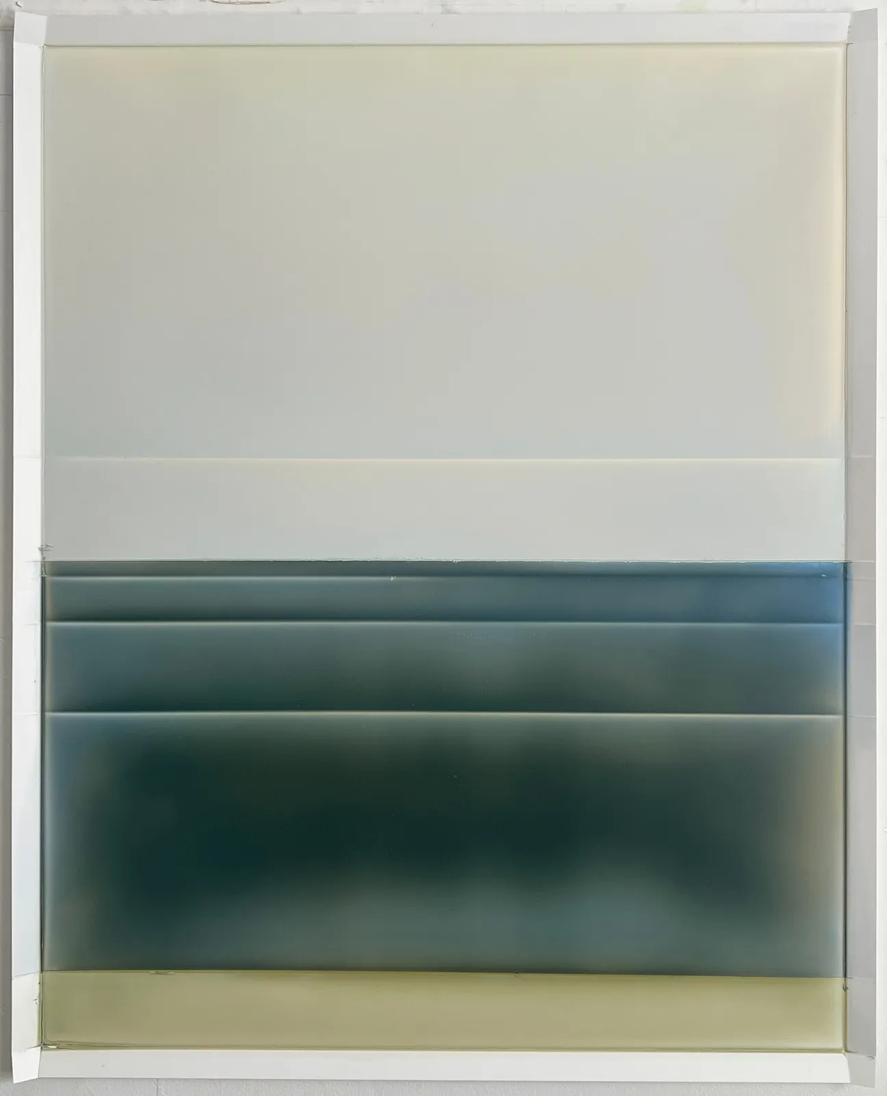 Susan English, Cascading Folds (with footer) No. 26, 2023