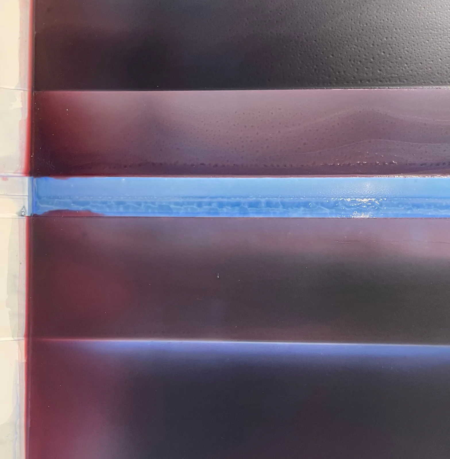 Susan English, Cascading Folds (with footer) No. 15, 2022