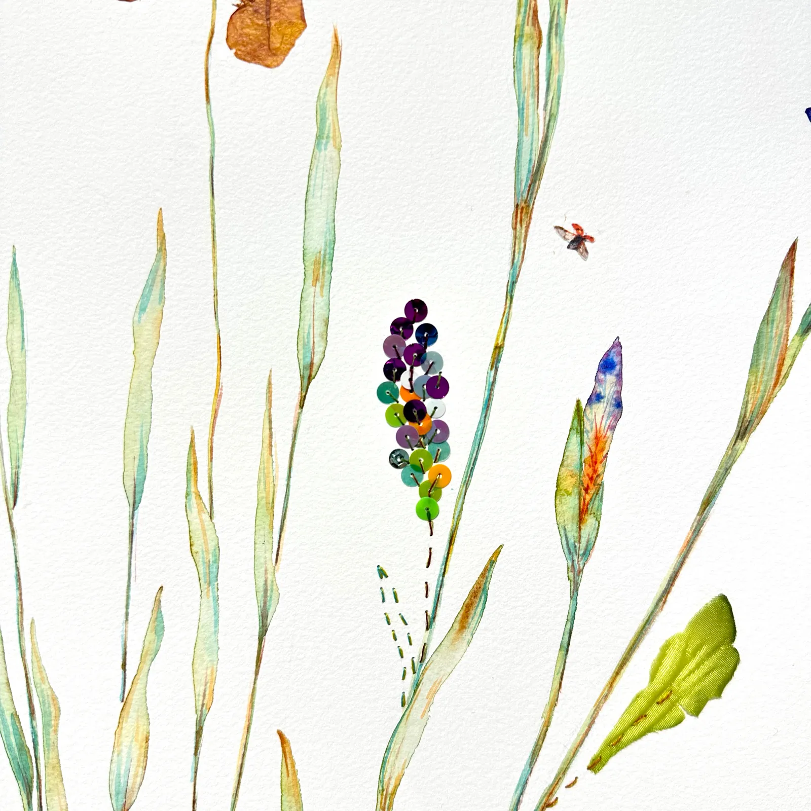 Marilla Palmer, Irises and Sequins, 2023