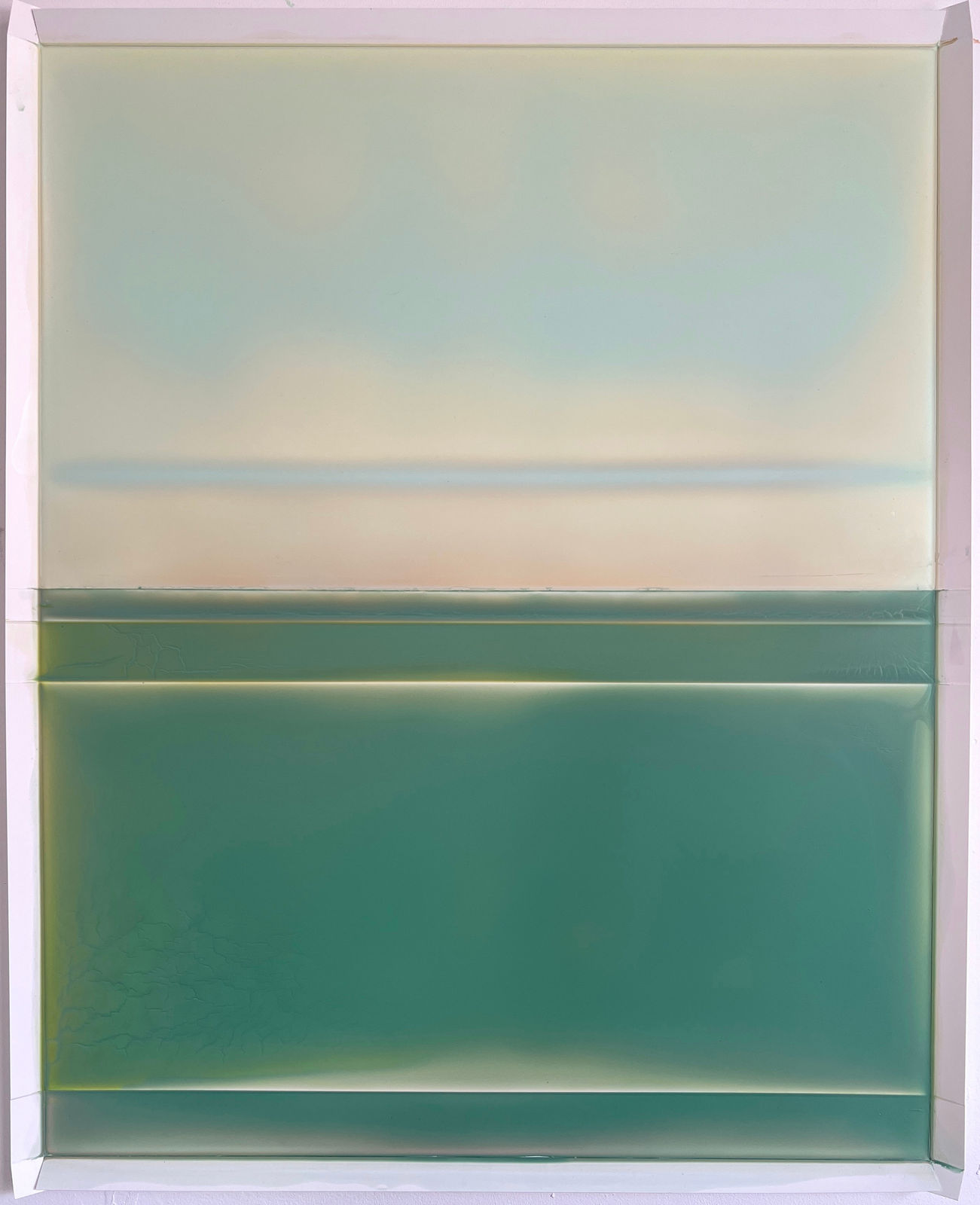 Susan English, Cascading Folds (with footer) No.65, 2025