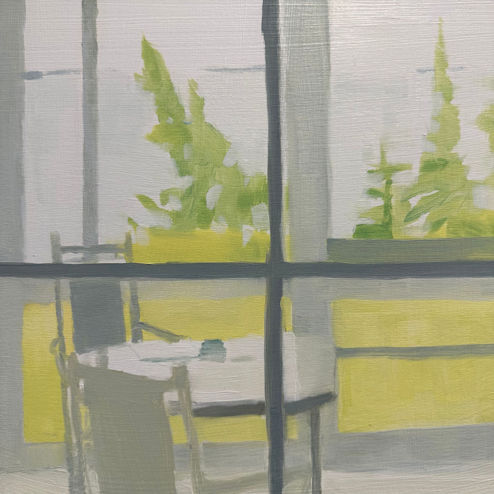 Sara MacCulloch, Table, porch, 2023