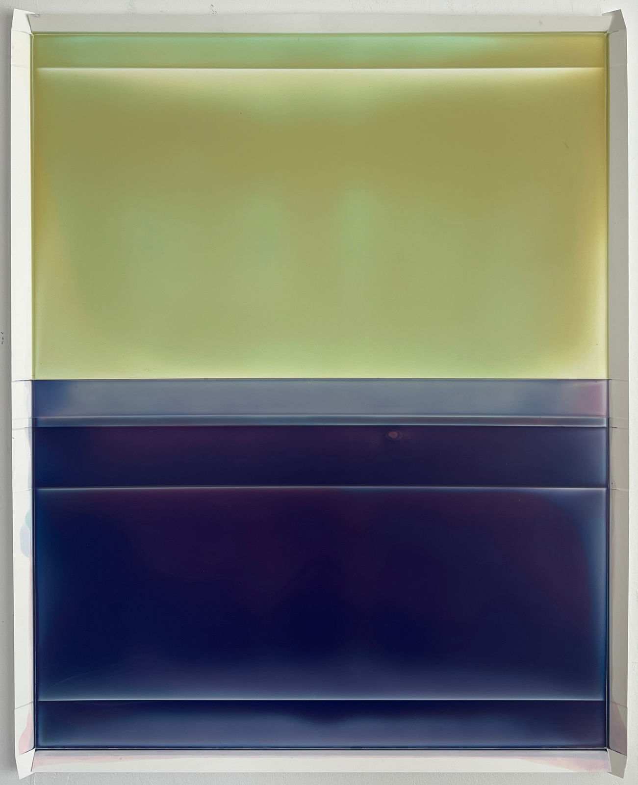 Susan English, Cascading Folds (with footer) No. 69, 2025