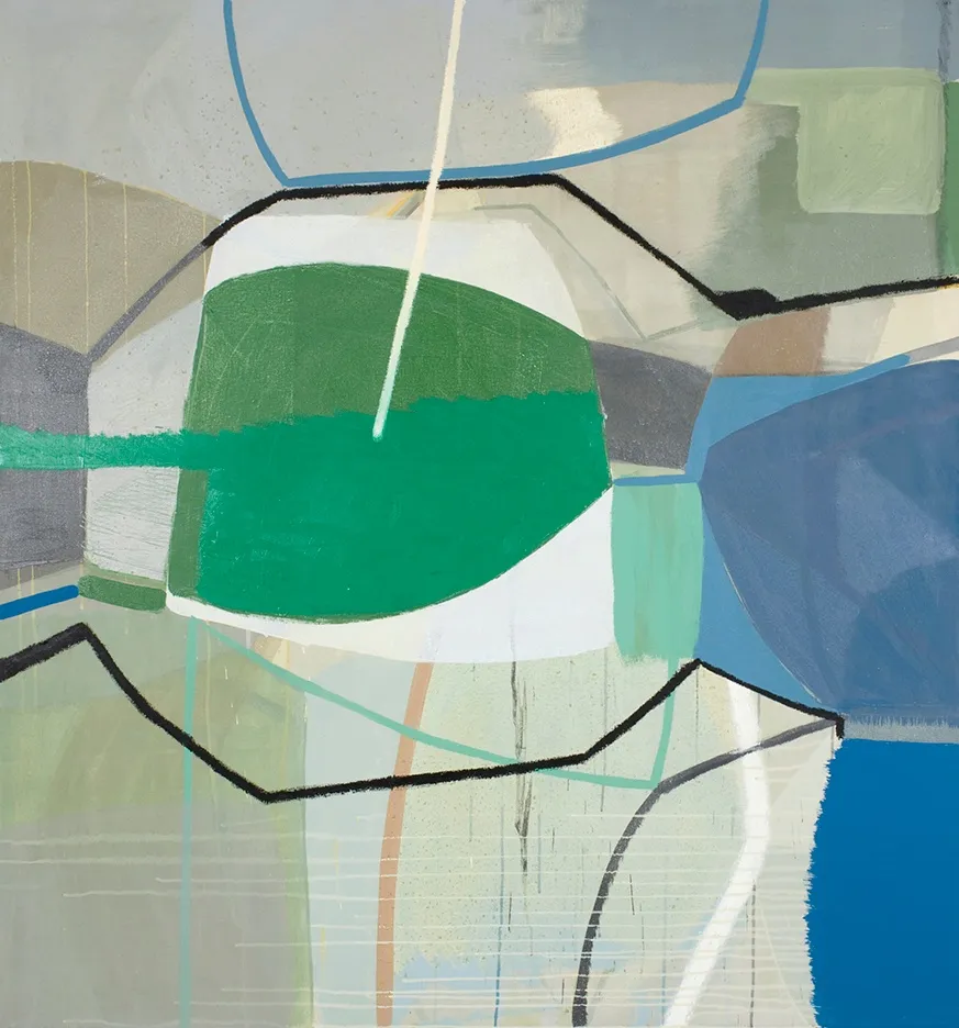 Ky Anderson, Green Split Eye, 2017