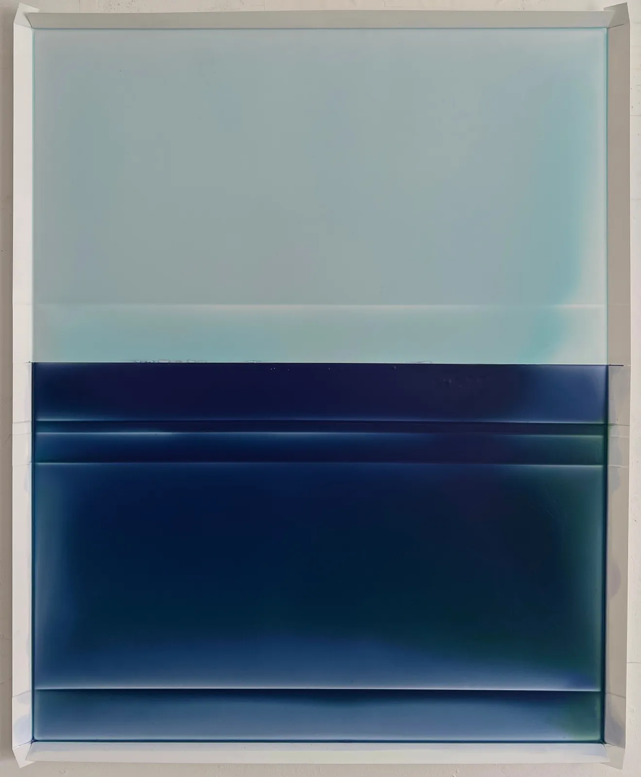 Susan English, Cascading Folds (with footer) No. 40, 2024