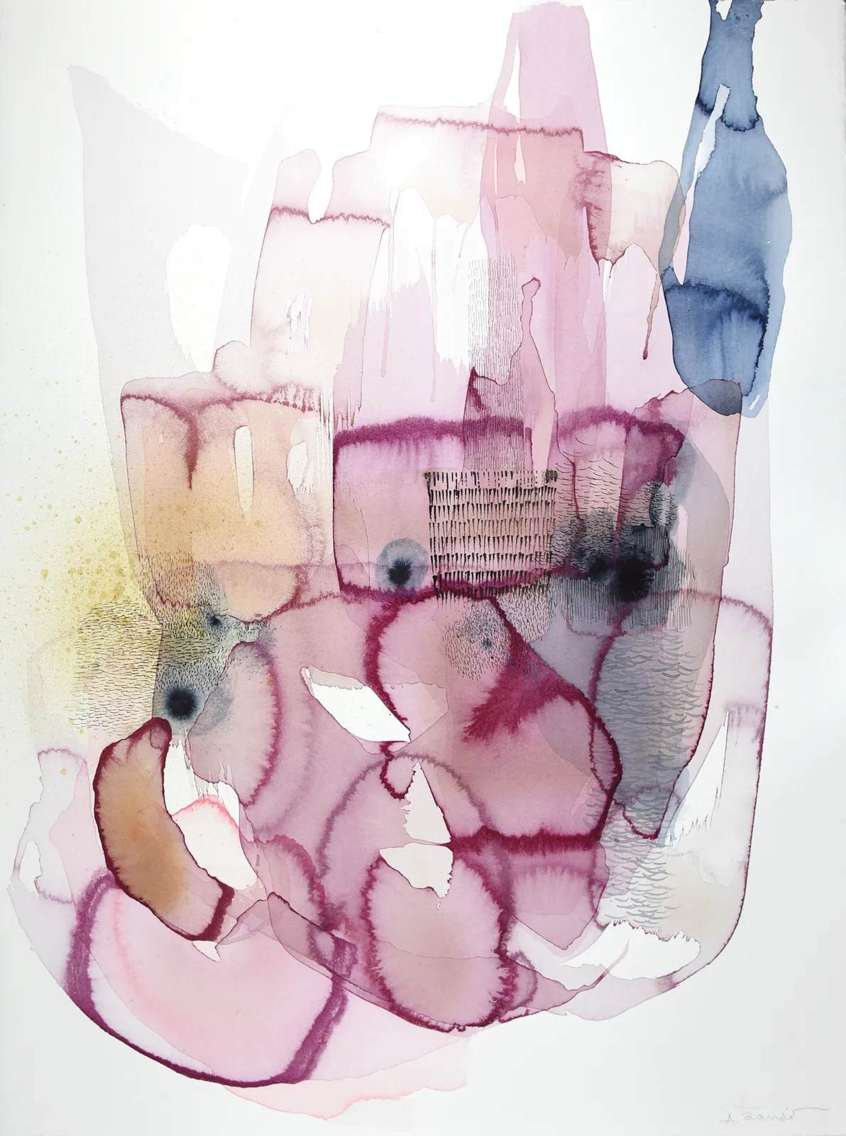 Ana Zanic, Blush Nebula W-2021-5-15, 2021