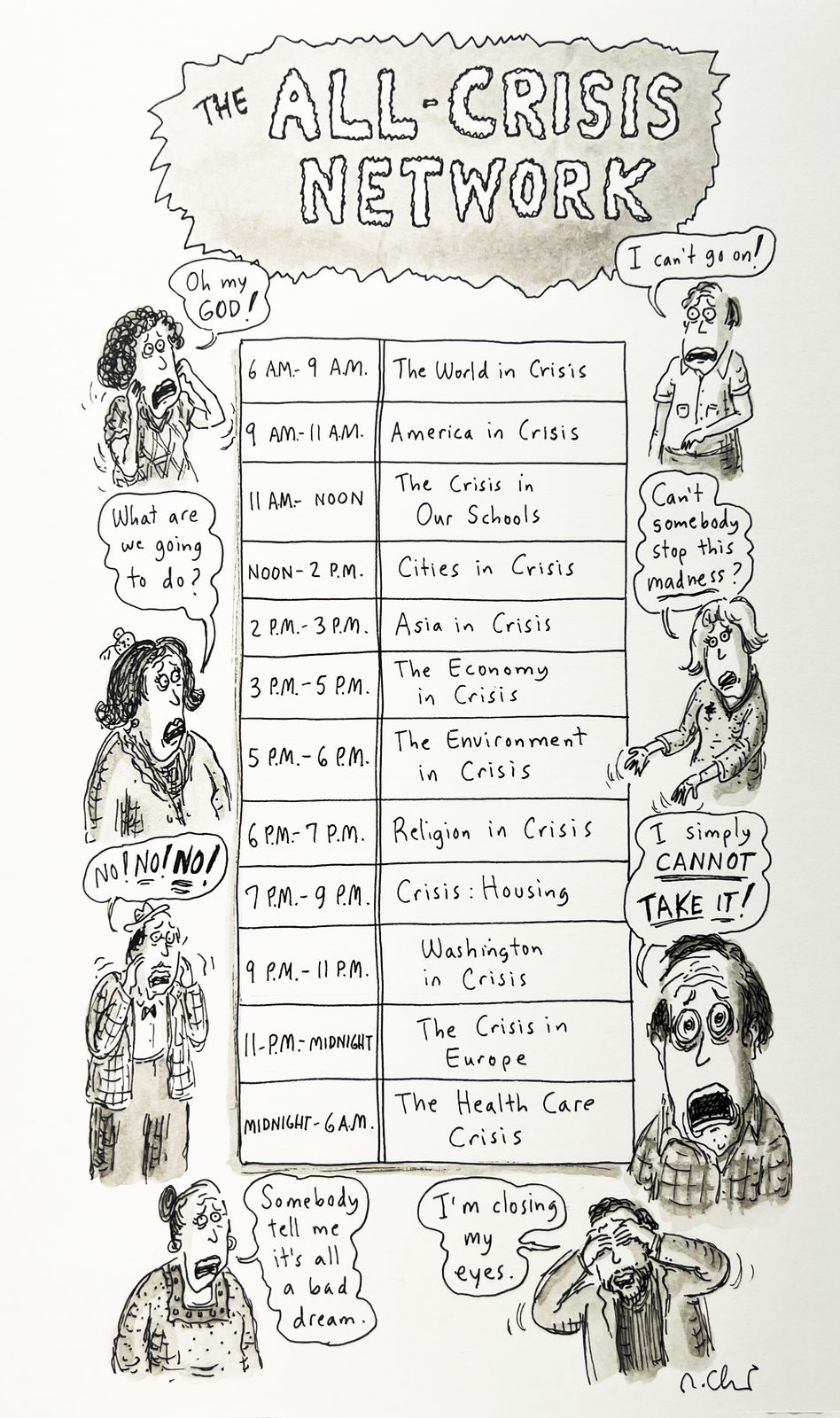 Roz Chast, The All Crisis Network, 2008 Dec 15