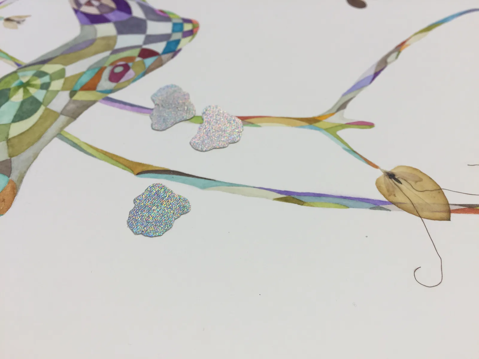 Marilla Palmer, The Rimpa Plum Trees, 2016