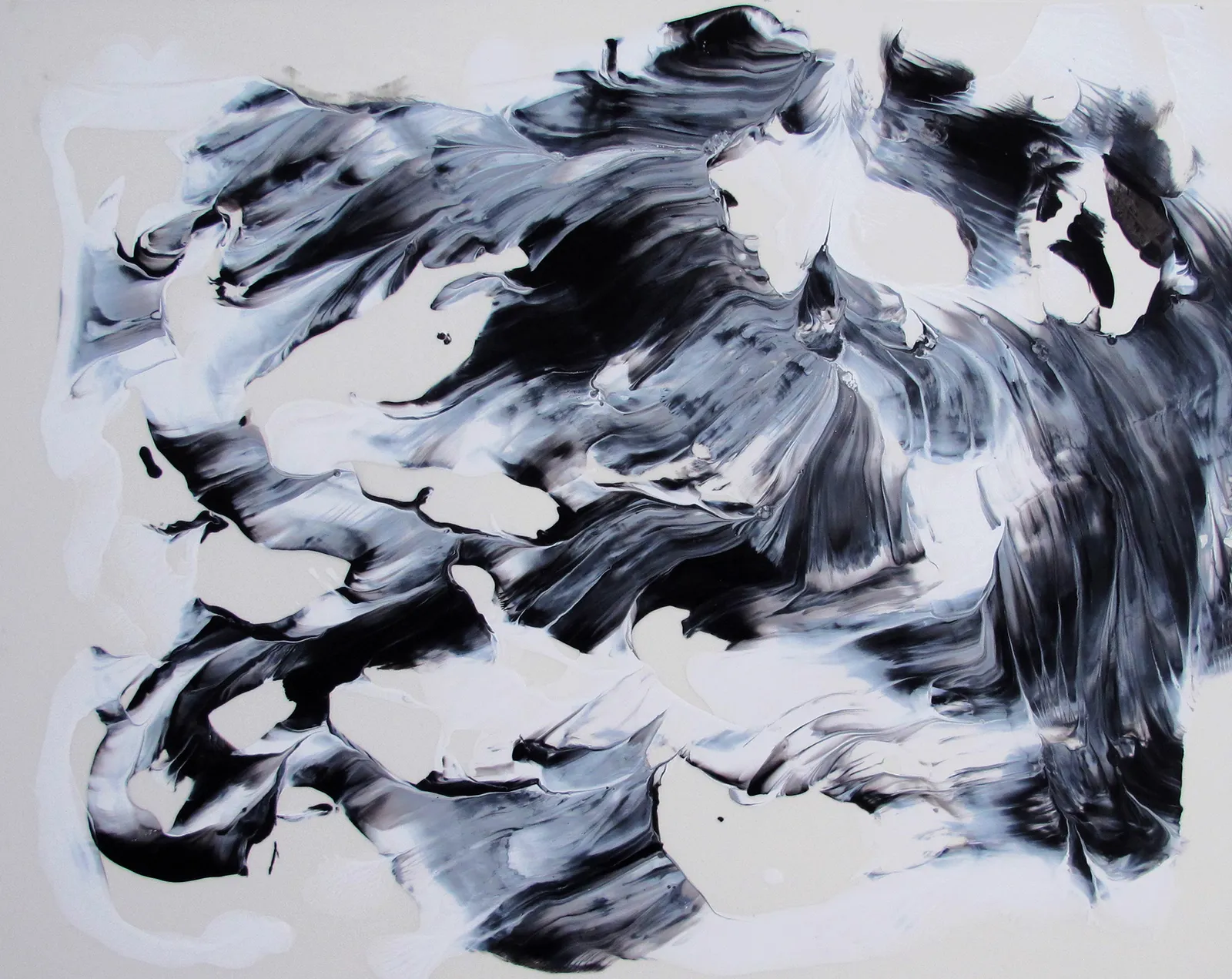 Gudrun Mertes-Frady, Moves in Black and White #40, 2017