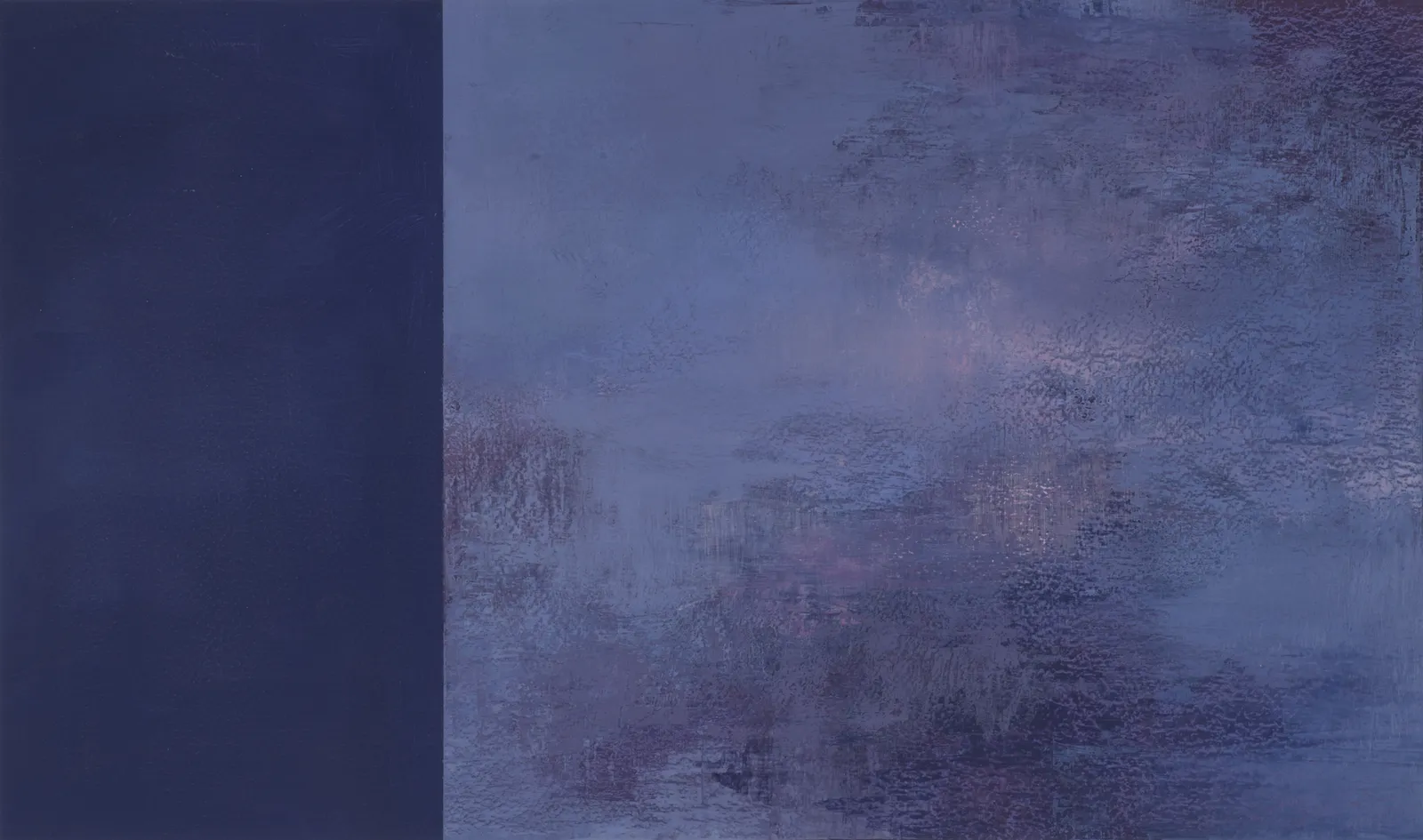 Abstract oil on paper