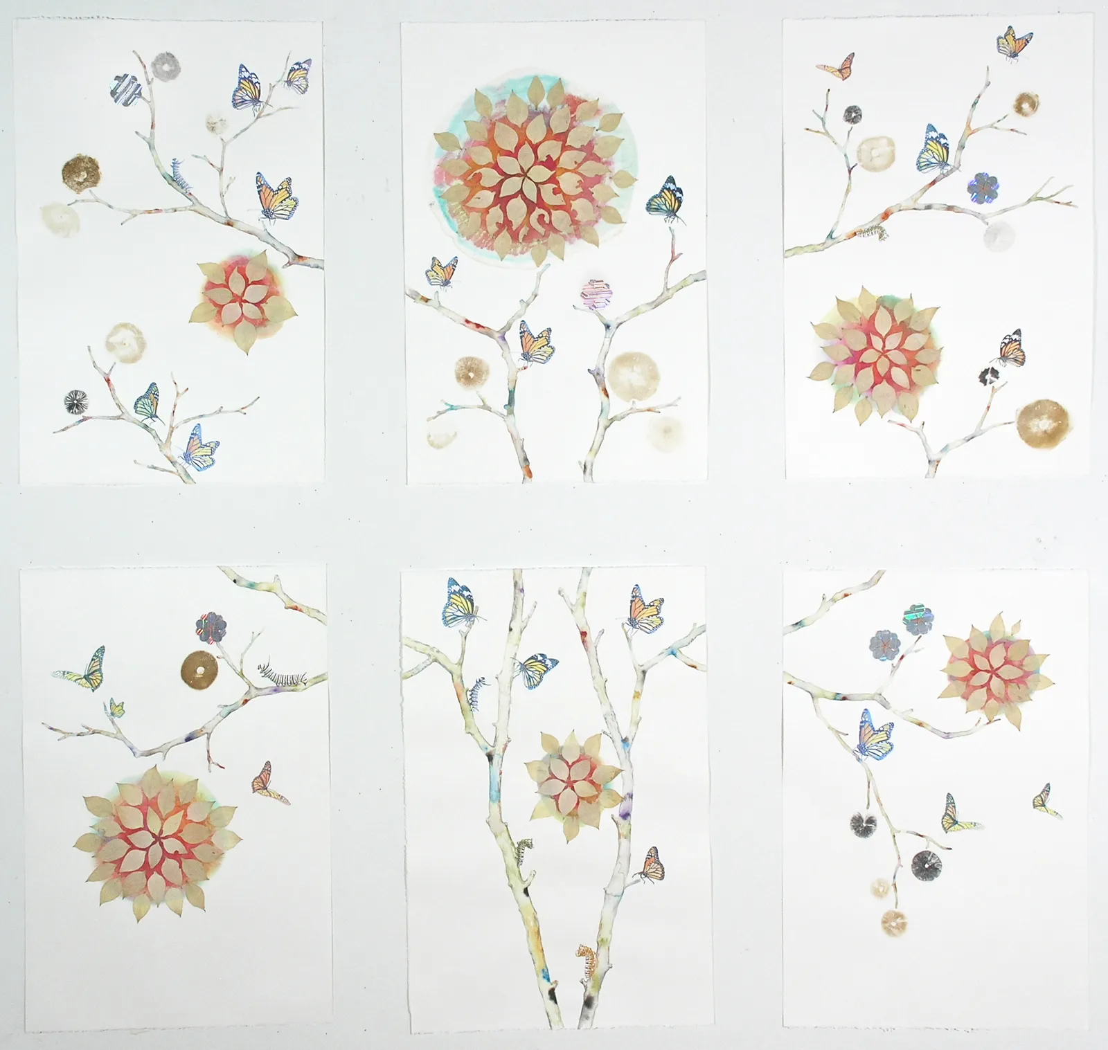 Marilla Palmer, Monarchs and Mandalas, 2019