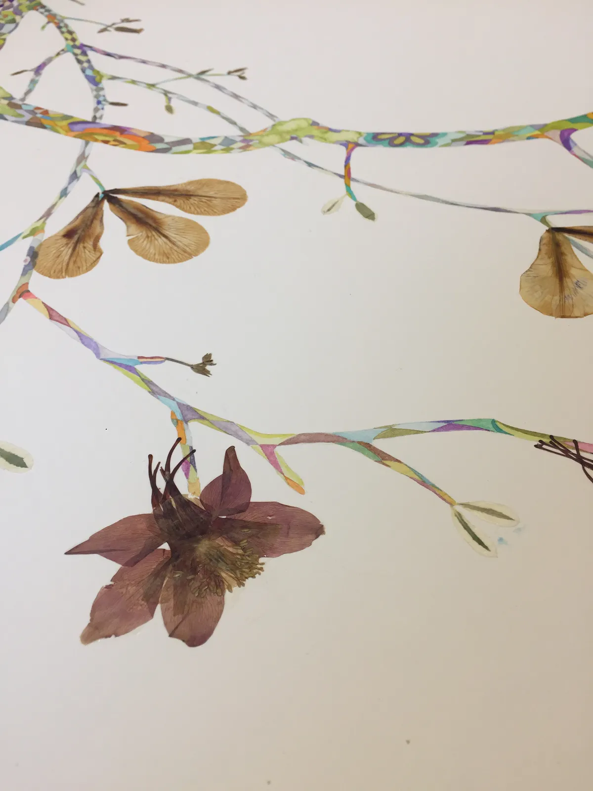 Marilla Palmer, The Rimpa Plum Trees, 2016