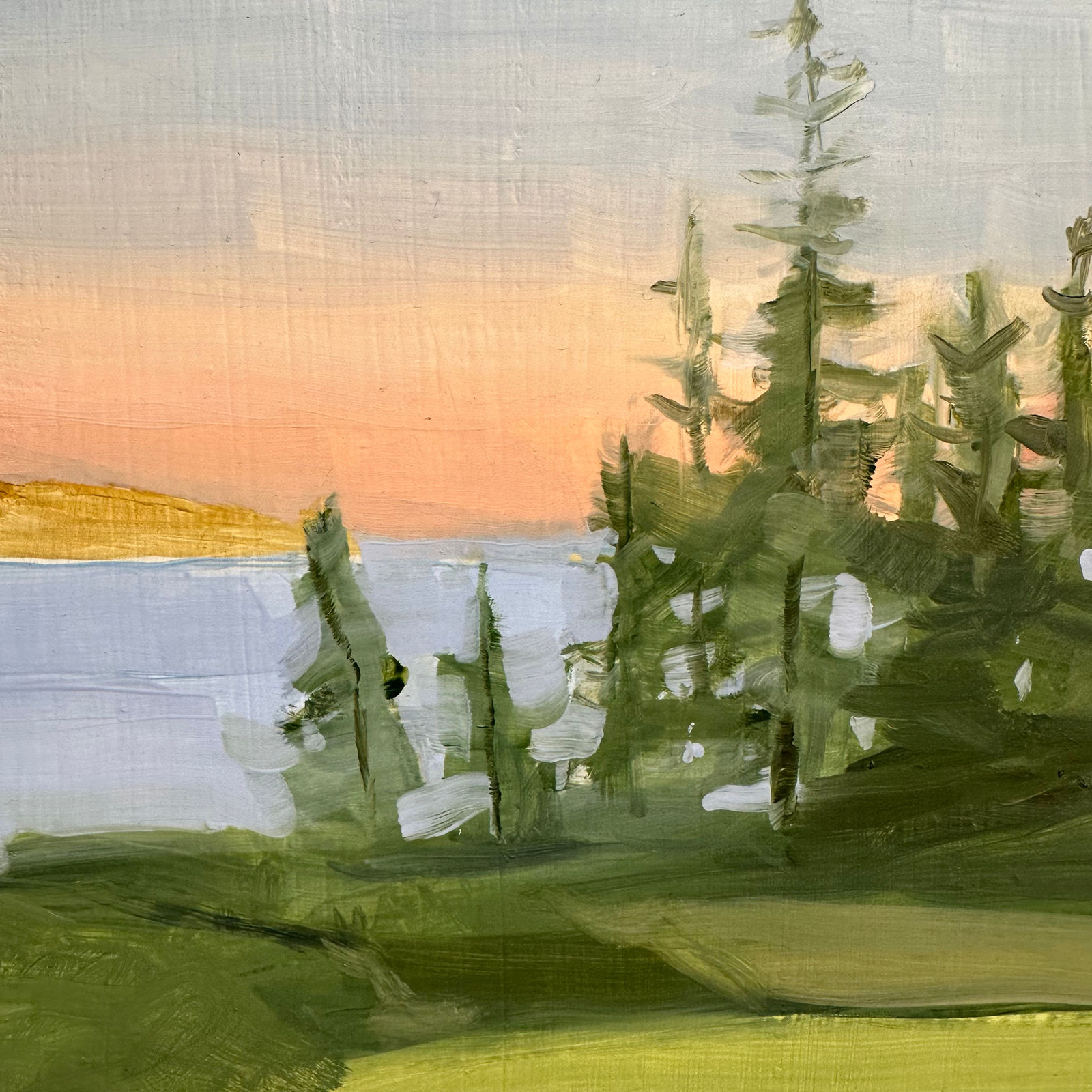 Sara MacCulloch, Sunset at the big house, 2023