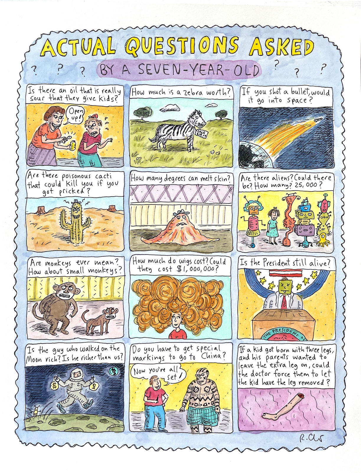 Roz Chast, Actual Questions, 1997