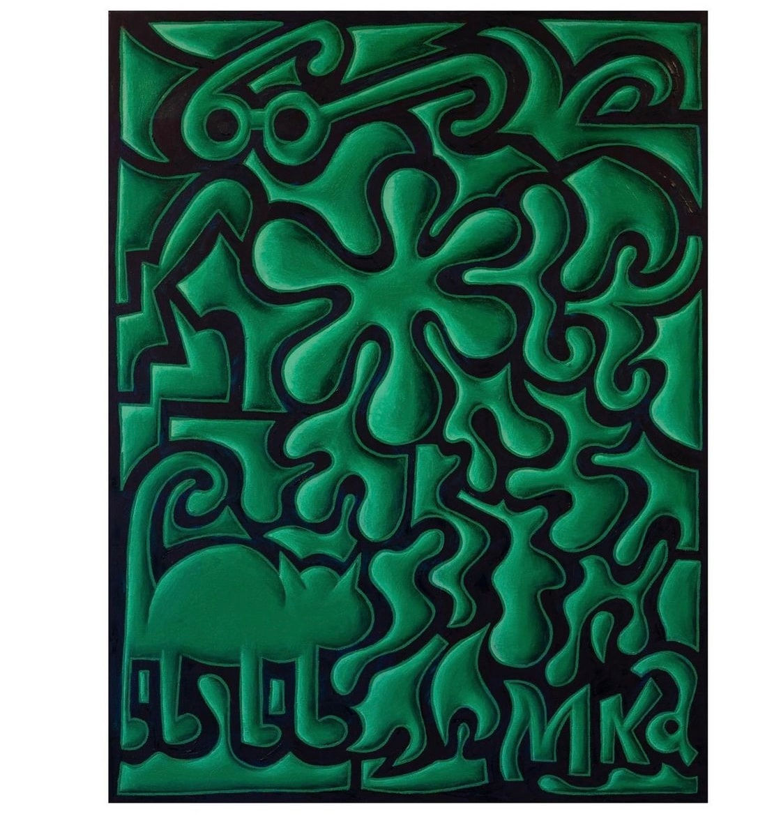 Meg Atkinson, Green Forest, 2023