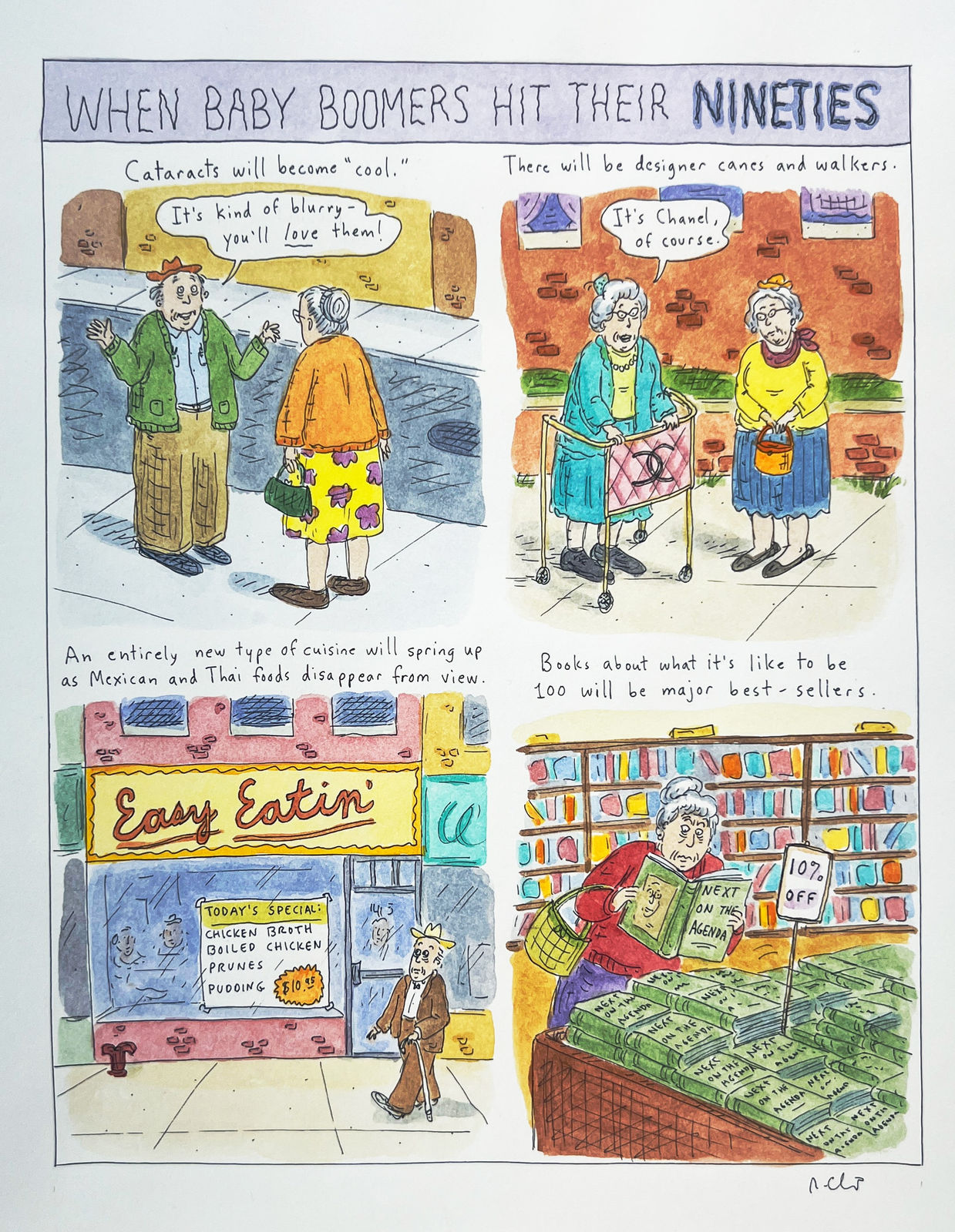 Roz Chast, When Baby Boomers Hit Their Nineties