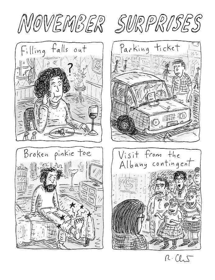 Roz Chast, November Surprises, 2022 November 21