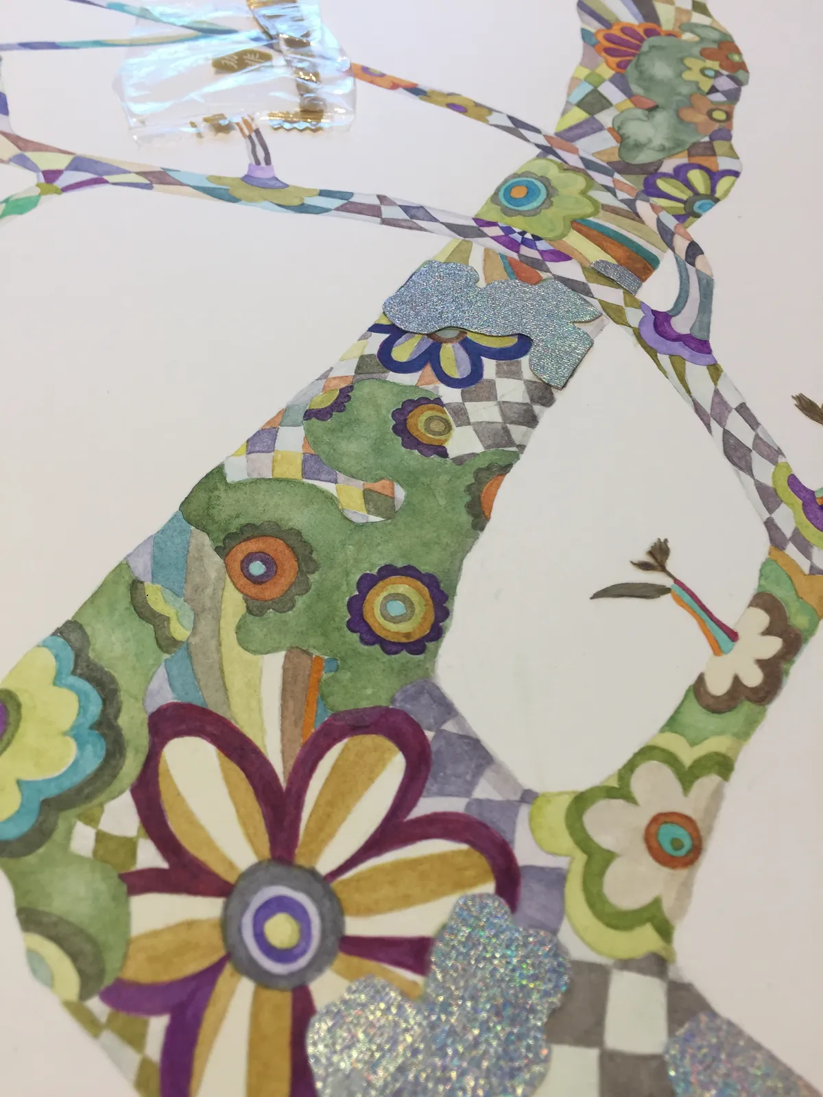 Marilla Palmer, The Rimpa Plum Trees, 2016