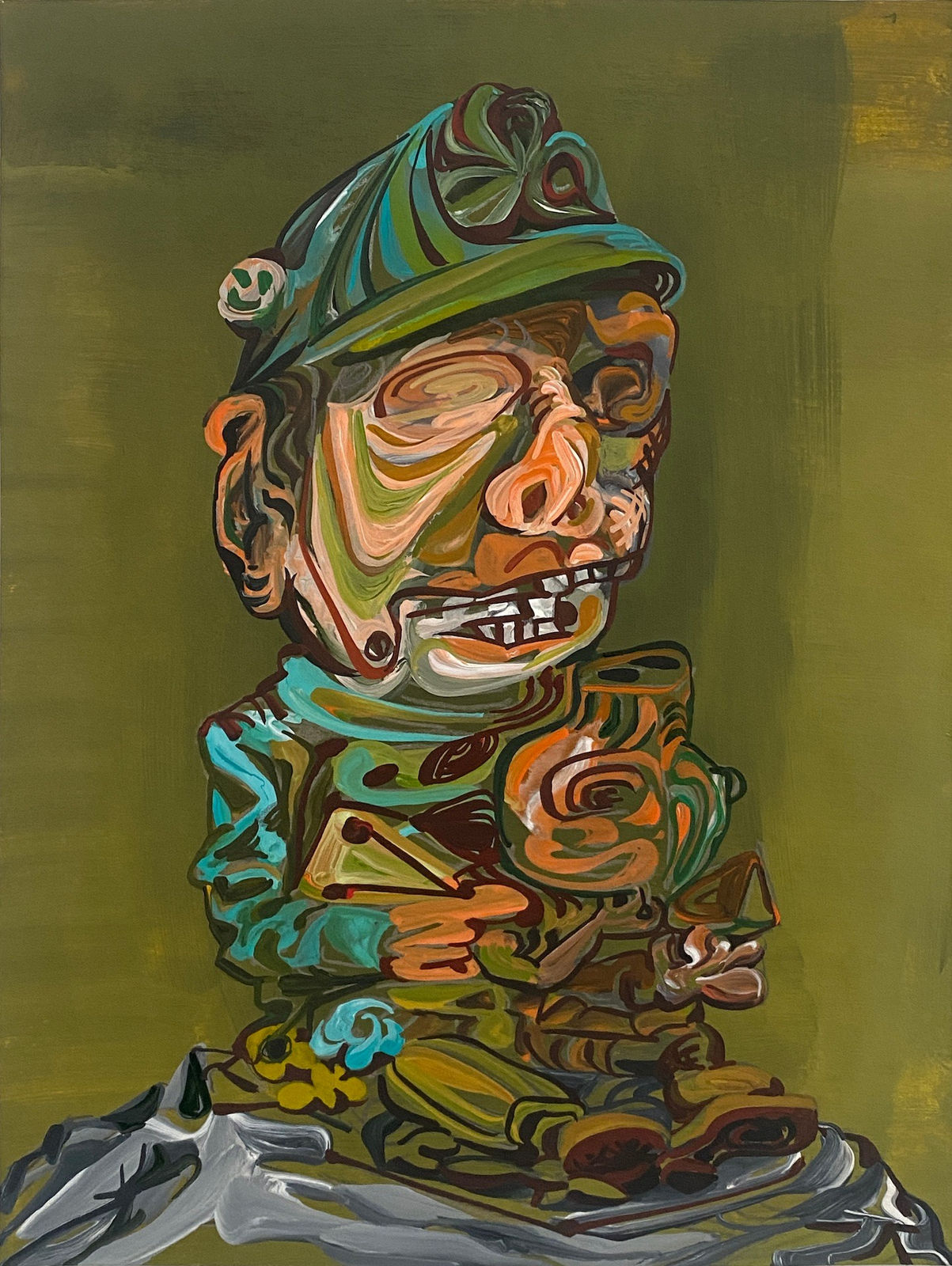 James Esber, Monkey and Pig, 2023