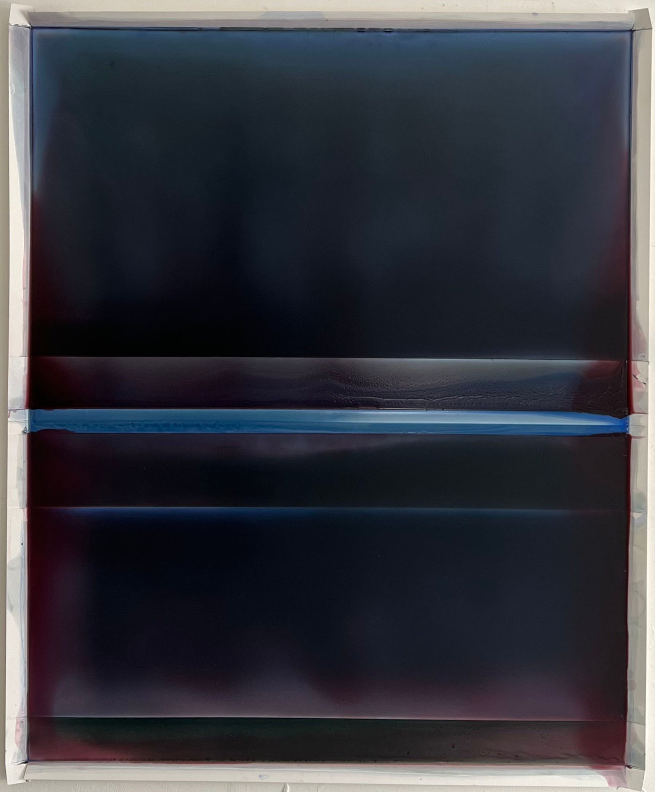 Susan English, Cascading Folds (with footer) No. 15, 2022