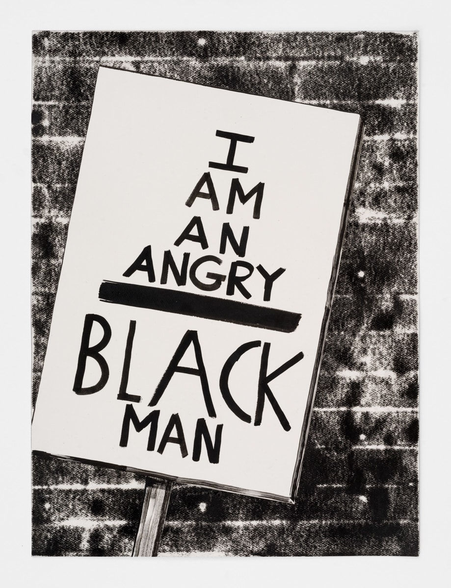 Mark Gibson, I AM AN ANGRY BLACK MAN, 2020