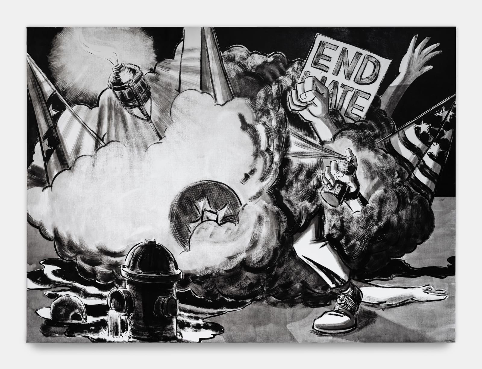 Mark Gibson, Battle of Charlottesville, 2020