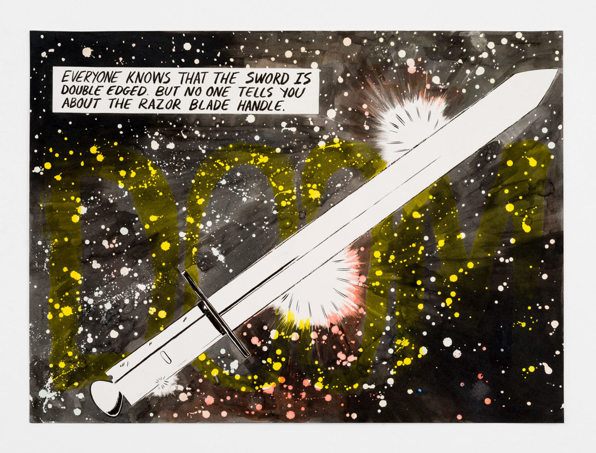 Mark Gibson, The Razor Blade Handle, 2020