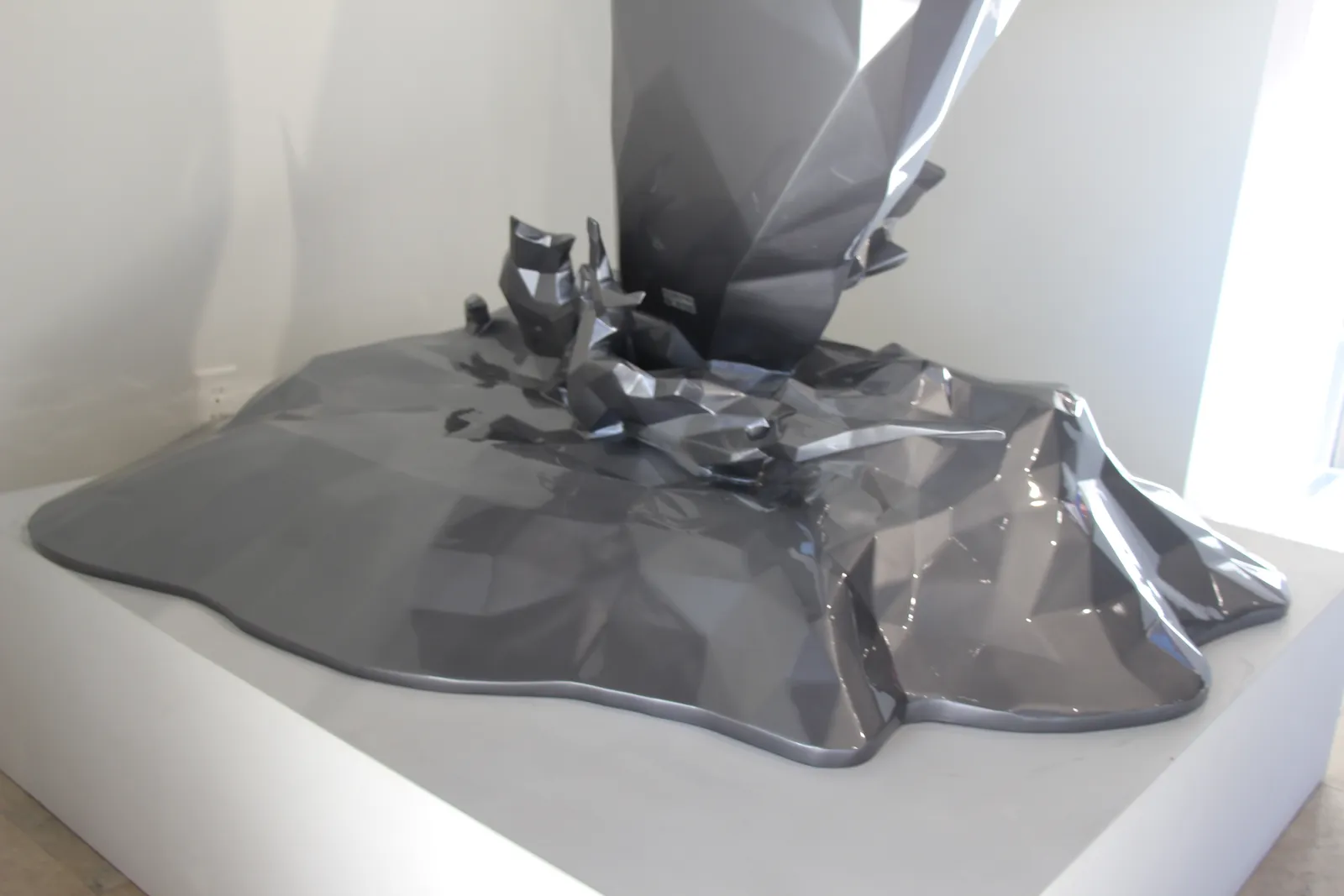 Richard Orlinski, Shark - 180 cm Gris Metal 8/8