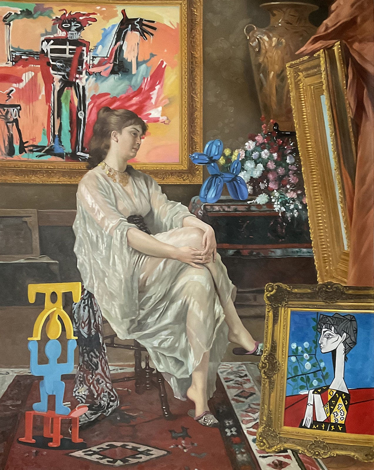 Leo Manelli, The Art Enjoyer (Basquiat), 2023