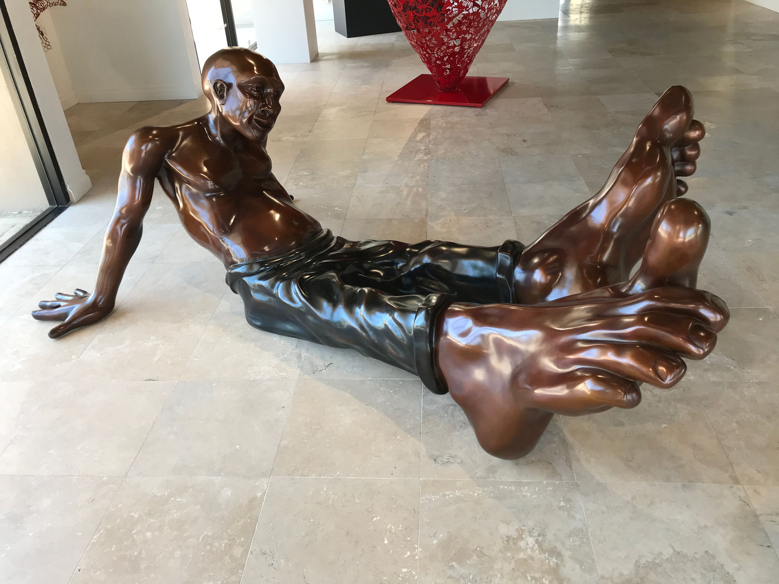 Idan Zareski, Bigfoot Bronze - 250cm - Dark Bronze Pants 7/8, 2022