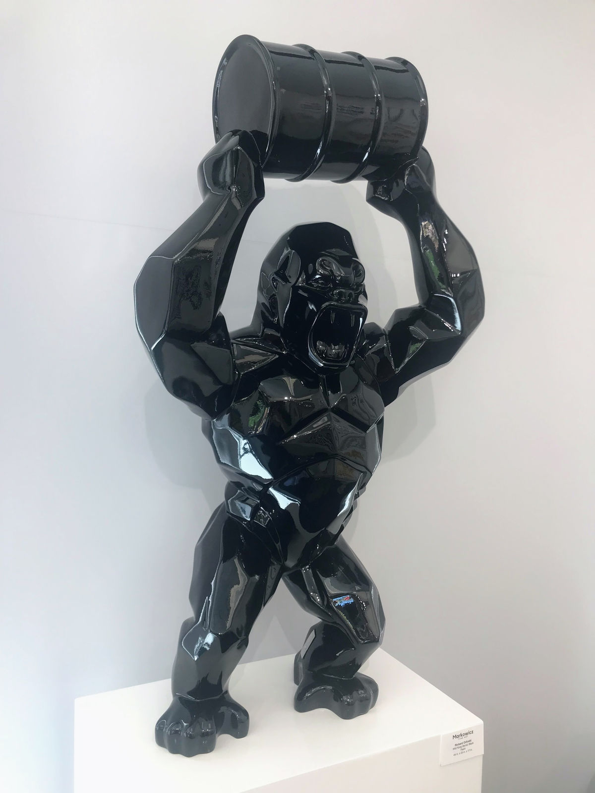 Richard Orlinski, Wild Kong Baril Black 110cm V/VIII