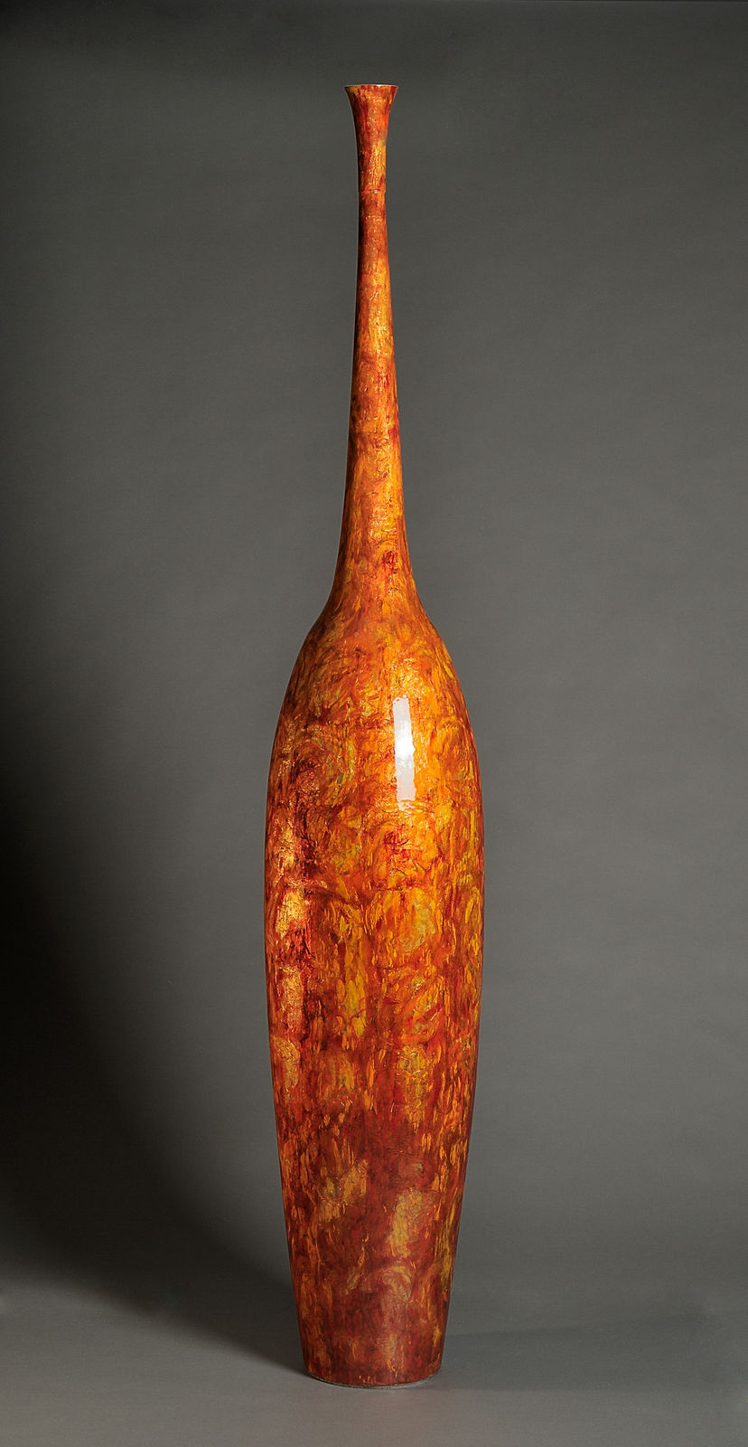 Tommy Zen, Flute Contemporaine Estrusque, Orange, 2016